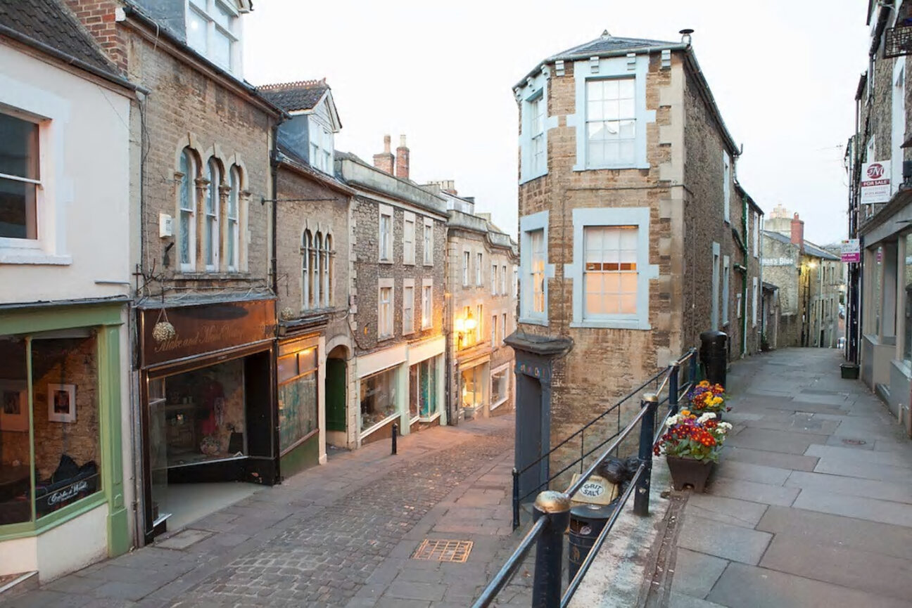 Frome's cobbled streets