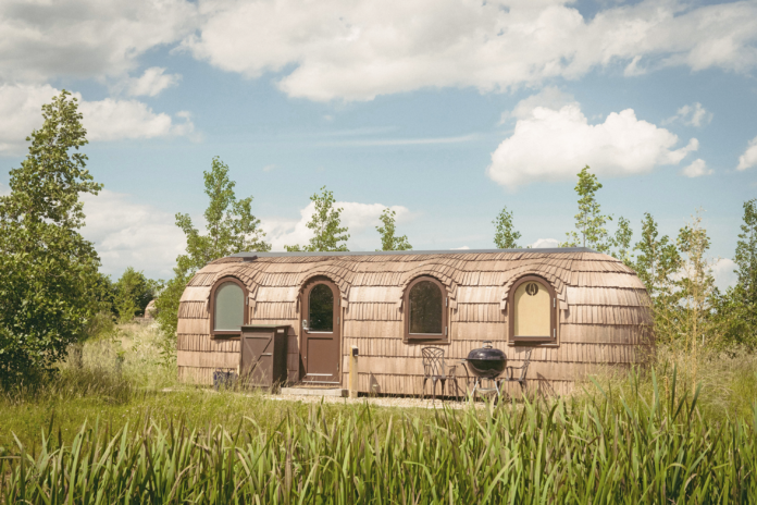 Exterior of Woodland Igluhuts at Blythe Rise Stays