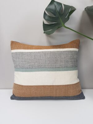 Multicolour striped Coast cushion