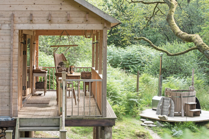 Waterfall Cabin, Cambrian Mountains