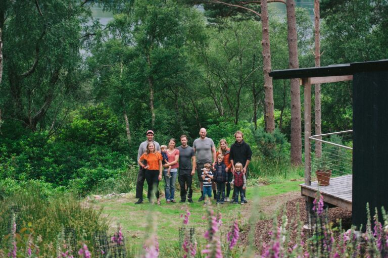 Ecotone Cabin family, Ullapool