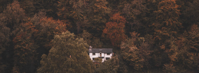 Exterior of The Rapids Cottage, Symonds Yat