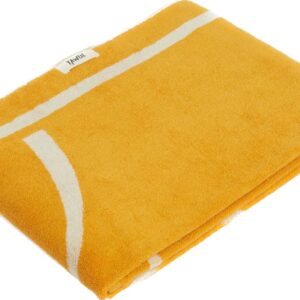 Yellow and cream Tawul Living towel