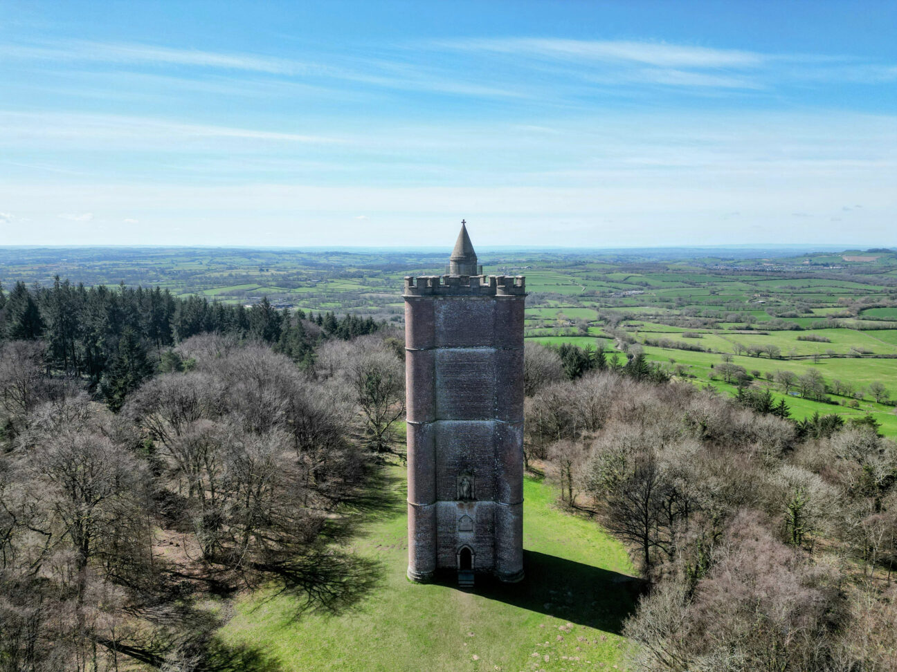 King Alfred's Tower at Stourhead via Unsplash