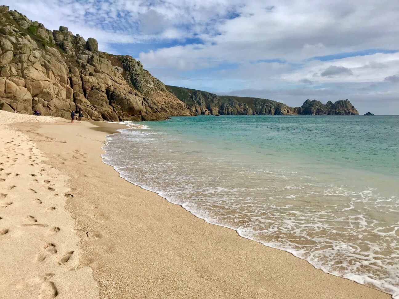 Porthcurno Beach via Unsplash